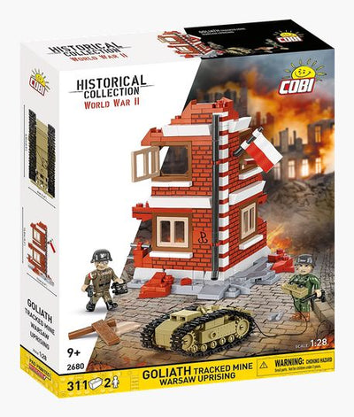 Goliath tracked mine (Warsaw Uprising) brick model - COBI 2680 - 311 bricks Other Military Cobi 