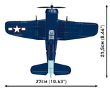 Grumman F6F Hellcat brick plane model - COBI 5883- 235 bricks Planes Cobi 