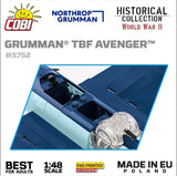 Grumman TBF Avenger brick plane model - COBI 5752- 392 bricks Planes Cobi 