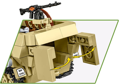 Half-track Sd. Kfz. 251/10 - COBI 3130 - 500 bricks Other Military Cobi 