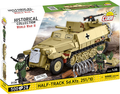 Half-track Sd. Kfz. 251/10 - COBI 3130 - 500 bricks Other Military Cobi 