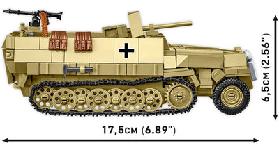 Half-track Sd. Kfz. 251/10 - COBI 3130 - 500 bricks Other Military Cobi 