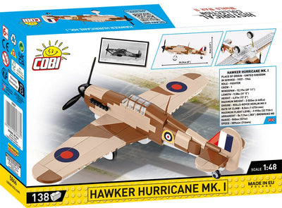 Hawker Hurricane MK.1 brick plane model - COBI 5866 - 138 bricks Planes Cobi 