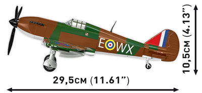 Hawker Hurricane No.302 Sgn. RAF plane brick model - COBI 5762 - 375 bricks Planes Cobi 