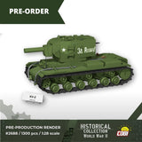 Heavy Tank KV-2 brick tank model - COBI-2688 - 1300 bricks Tank Cobi 