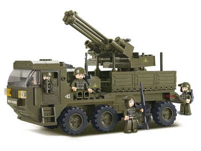 Heavy Transporter brick model - Sluban M38-B0302 - 308 bricks Tank SLUBAN 