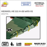 Heinkel HE 111 H-22 with V1 brick plane model - COBI 5771 - 840 bricks Planes Cobi 