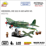 Heinkel HE 111 H-22 with V1 brick plane model - COBI 5771 - 840 bricks Planes Cobi 