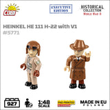 Heinkel HE 111 H-22 with V1 brick plane model - COBI 5771 - 840 bricks Planes Cobi 