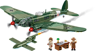 Heinkel HE 111 H-22 with V1 brick plane model - COBI 5771 - 927 bricks Planes Cobi 