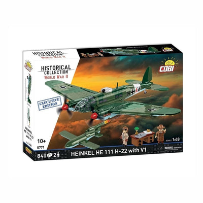 Heinkel HE 111 H-22 with V1 brick plane model - COBI 5771 - 927 bricks Planes Cobi 