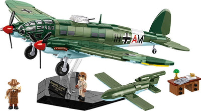 Heinkel HE 111 H-22 with V1 brick plane model - COBI 5771 - 927 bricks Planes Cobi 