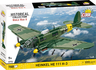 Heinkel HE 111 H-3 brick plane model - COBI 5772 - 788 bricks Planes Cobi 