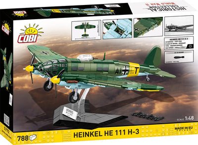 Heinkel HE 111 H-3 brick plane model - COBI 5772 - 788 bricks Planes Cobi 