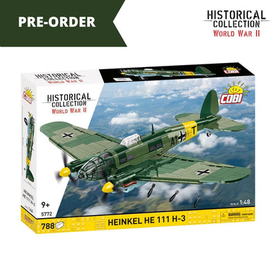Heinkel HE 111 H-3 brick plane model - COBI 5772 - 788 bricks Planes Cobi 