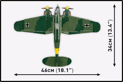 Heinkel HE 111 H-3 brick plane model - COBI 5772 - 788 bricks Planes Cobi 