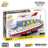 HMHS Brittanic brick model ship - COBI 1681 - 640 bricks Ship Cobi 