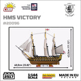 HMS Victory brick warship model - COBI 20096 - 2380 bricks Ship Cobi 