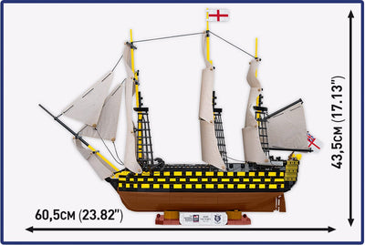 HMS Victory brick warship model - COBI 20096 - 2380 bricks Ship Cobi 