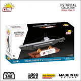 HNoMS Uredd (P-41) submarine brick model - COBI 4861 - 137 bricks Ship Cobi 