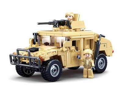 Hummer H2 assault vehicle brick model - Sluban M38-B0837 - 265 bricks Tank SLUBAN 