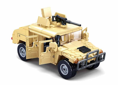 Hummer H2 assault vehicle brick model - Sluban M38-B0837 - 265 bricks Tank SLUBAN 