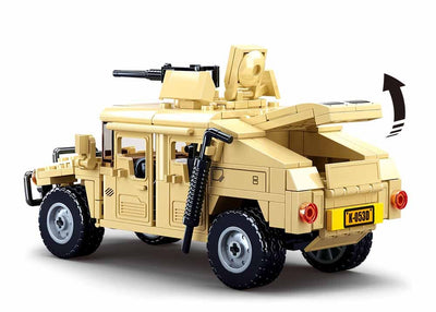 Hummer H2 assault vehicle brick model - Sluban M38-B0837 - 265 bricks Tank SLUBAN 