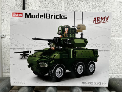 Infantry combat vehicle brick model - Sluban M38-B0753 - 382 bricks Other Military SLUBAN 