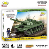 IS-3 Soviet brick tank model - COBI-2590 - 1170 bricks - 1:28 scale Cobi 