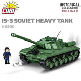IS-3 Soviet brick tank model - COBI-2590 - 1174 bricks - 1:28 scale Cobi 