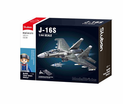 J-16S Fighter brick model plane - Sluban M38-B1273 - 1041 bricks Tank SLUBAN 