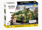 Jagdpanzer 38(t) "Chwat" brick tank model - COBI 2670 - 731 bricks Tank Cobi 