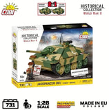 Jagdpanzer 38(t) "Chwat" brick tank model - COBI 2670 - 735 bricks Tank Cobi 