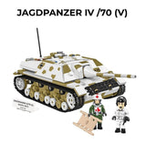 Jagdpanzer IV/70 (V) brick tank model - COBI 2668 - 1012 bricks Tank Cobi 