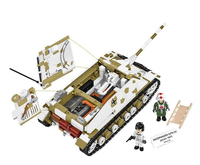 Jagdpanzer IV/70 (V) brick tank model - COBI 2668 - 1012 bricks Tank Cobi 