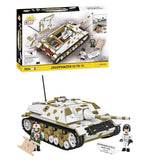 Jagdpanzer IV/70 (V) brick tank model - COBI 2668 - 1012 bricks Tank Cobi 