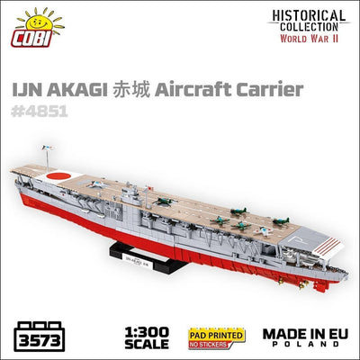 Japanese Akagi - COBI 4851 - 3573 brick aircraft carrier Ship Cobi 