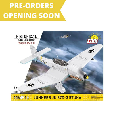 Junkers Ju 87D-3 Stuka brick plane model - COBI 5768 - 556 bricks Planes Cobi 