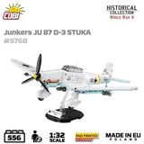 Junkers Ju 87D-3 Stuka brick plane model - COBI 5768 - 556 bricks Planes Cobi 