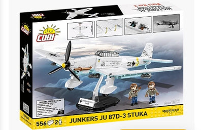 Junkers Ju 87D-3 Stuka brick plane model - COBI 5768 - 556 bricks Planes Cobi 