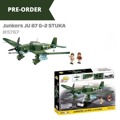 Junkers Ju 87G-2 Stuka brick plane model - COBI 5767 - 565 bricks Planes Cobi 