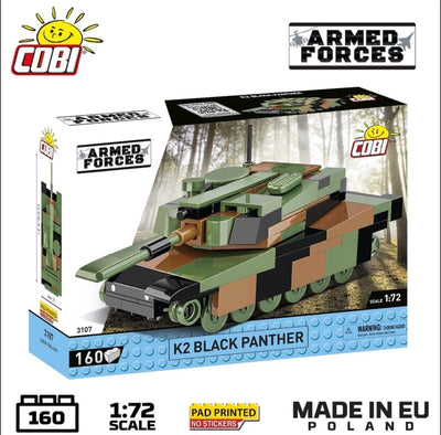 K2 Black Panther brick tank model - COBI 3107 - 162 bricks Tank Cobi 