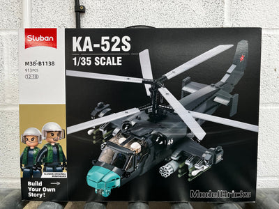KA-52S brick model helicopter - Sluban M38-B1138 - 913 bricks Planes SLUBAN 