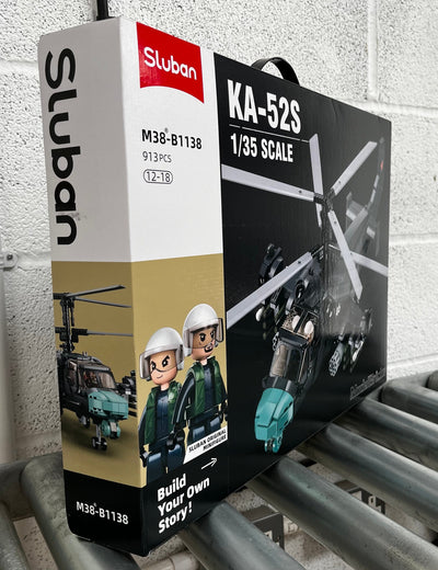 KA-52S brick model helicopter - Sluban M38-B1138 - 913 bricks Planes SLUBAN 