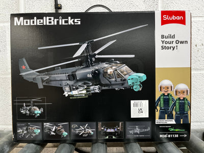 KA-52S brick model helicopter - Sluban M38-B1138 - 913 bricks Planes SLUBAN 