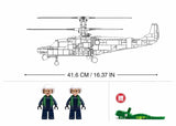 KA-52S brick model helicopter - Sluban M38-B1138 - 913 bricks Tank SLUBAN 