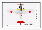 Kawasaki KI-61 - I Hien brick plane model - COBI 5872 - 141 bricks Planes Cobi 