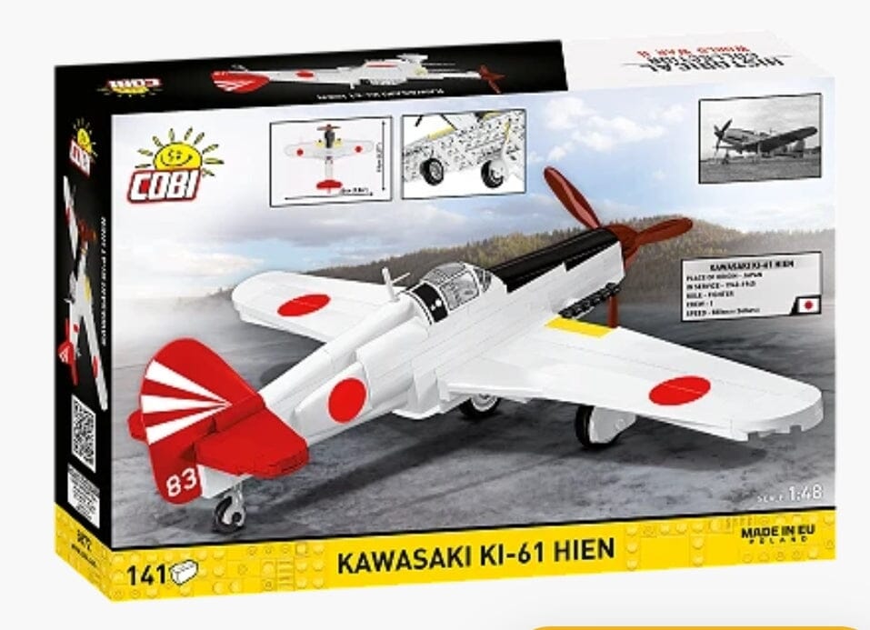 Kawasaki KI-61 - I Hien brick plane model - COBI 5872 - 141 bricks