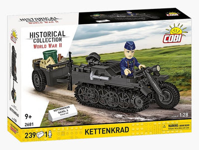 Kettenkrad with trailer brick model - COBI 2681 - 239 bricks Other Military Cobi 