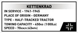 Kettenkrad with trailer brick model - COBI 2681 - 239 bricks Other Military Cobi 